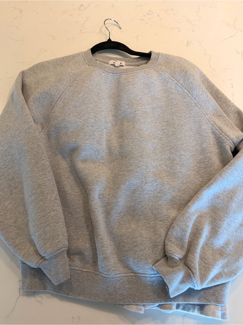 Garage Light Gray Crewneck Sweatshirt